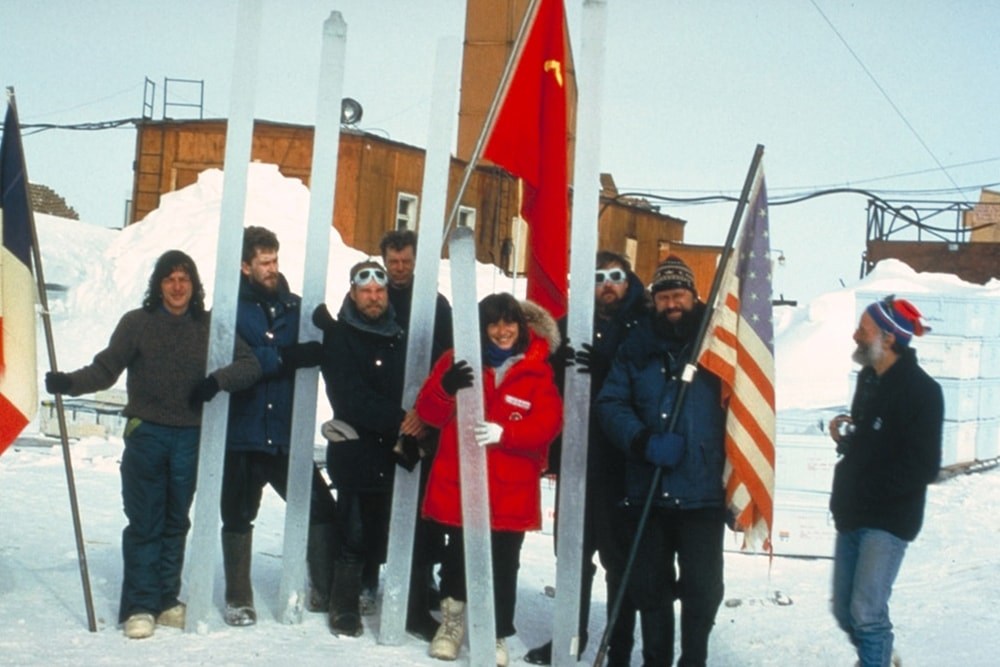 scientists at vostok station part of the history of climate change