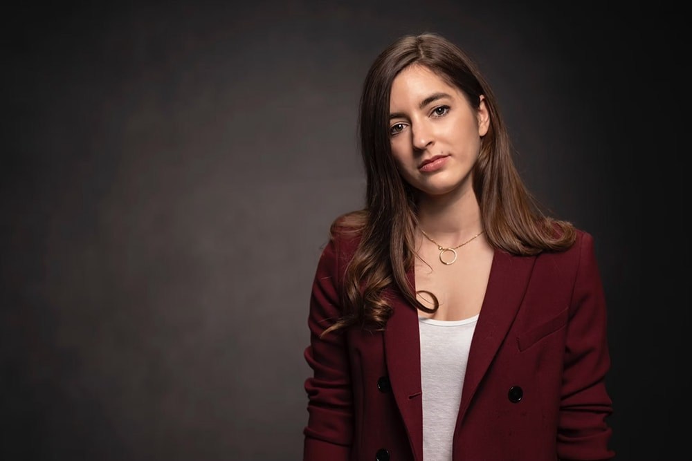 A studio-style photo of jessica